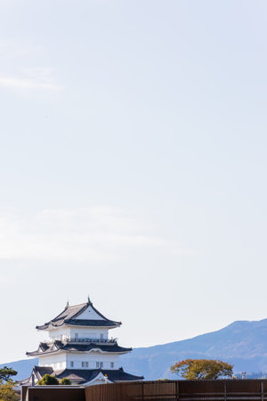 old japanese castle, odawara joのeditorial素材