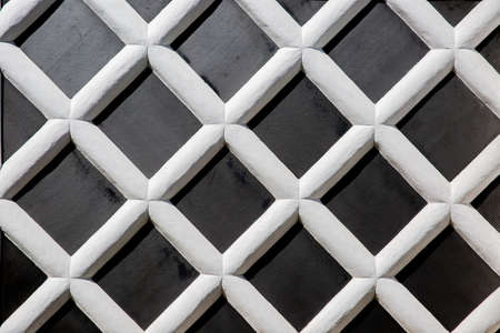 japanese traditional tile wall, namakokabeの写真素材