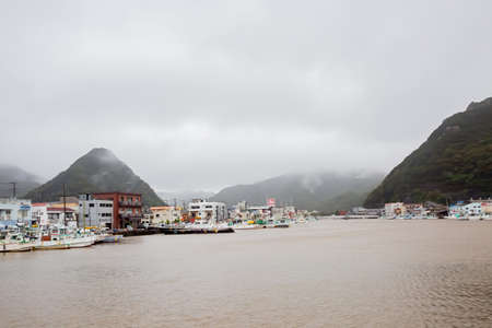 shimoda bay in japan, historical placeの写真素材