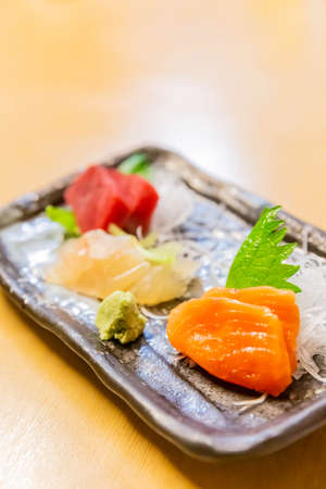 Japanese cuisine, sashimi, raw fishの写真素材
