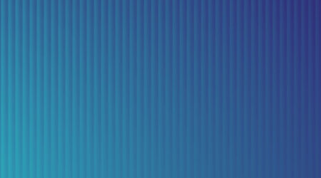 A serene abstract background featuring subtle vertical lines and a gentle gradient of blue. This design evokes a sense of calm and modernity, perfect for various applications.の写真素材