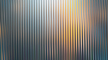A captivating abstract background featuring vertical lines in silver and gold tones, perfect for adding a modern and stylish touch to any design project.の写真素材