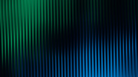A captivating abstract background with vibrant green and blue tones, showcasing a vertical line pattern that adds depth and visual appeal. Ideal for contemporary designs.の写真素材