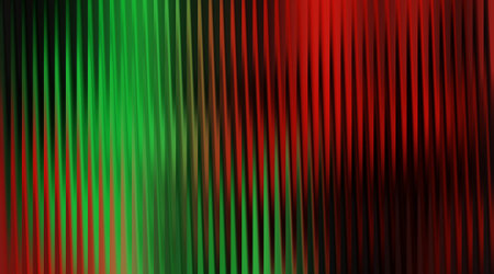 A vibrant and eye-catching background featuring vertical lines in green, red, and black, perfect for adding a dynamic and modern touch to any design project.の写真素材