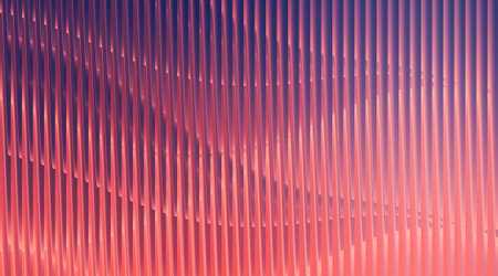 A captivating abstract background featuring vertical lines in harmonious pink and orange tones, perfect for adding a modern and artistic touch to any design project.の写真素材