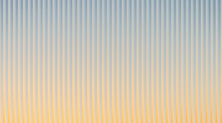 Sunset sky with blue and orange stripes. Abstract background for design.