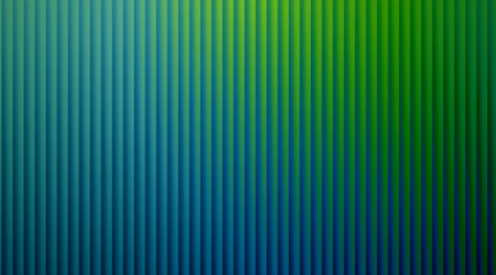 abstract background with stripes of different shades of green and blue colorの写真素材