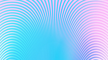 This abstract background features curved lines in blue and pink, creating a modern and visually...