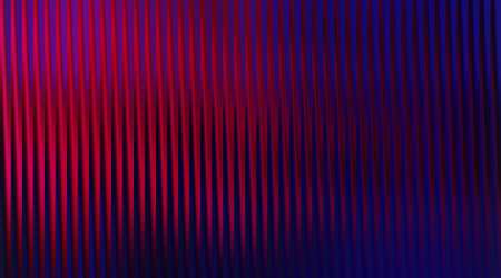 A visually striking abstract background featuring vertical lines in a gradient of red, purple, and...