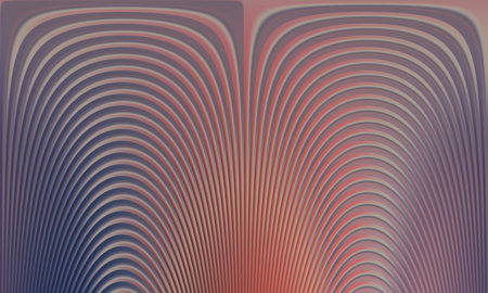 A captivating abstract background featuring curved lines in soft pastel colors. This modern design...
