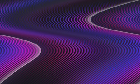 Colorful smooth lines abstract background. Vector illustration. Gradient mesh include.