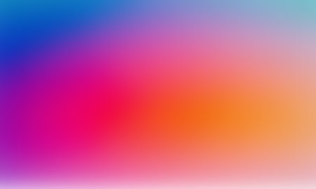 Abstract blurred gradient background. Colorful rainbow colors. Gradient mesh. Vector illustration