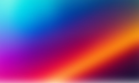 abstract background with some smooth lines in it so that it looks like a rainbowの写真素材