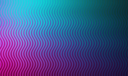 Abstract background with wavy lines in blue and pink colors. Vector illustration.