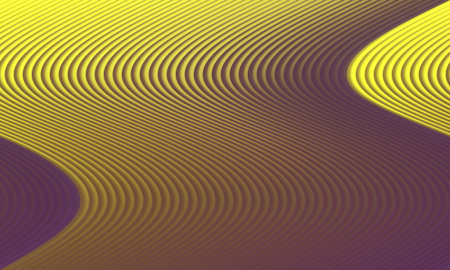 abstract background with smooth lines in yellow and purple colors, illustration