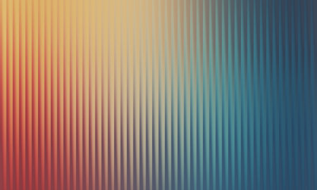 abstract background with vertical stripes in orange, blue and yellow colorsの写真素材