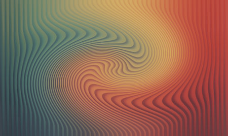 Abstract background with optical illusion. Vector illustration. Colorful background.の写真素材