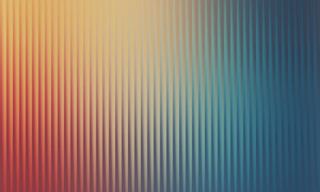 abstract background with stripes of different shades of orange and blue.の写真素材