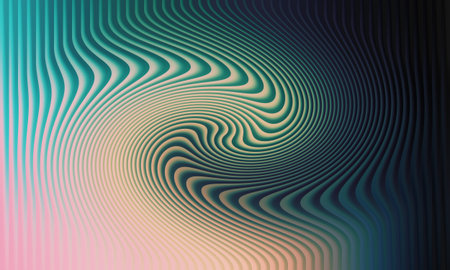 Abstract background with wavy lines. Vector illustration for your design.