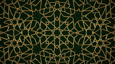 islamic pattern background vector art can be used for wallpaper, pattern fills, web page background,surface texturesの素材