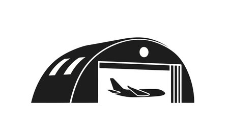 Airport icon. Simple illustration of airport vector icon for web designのイラスト素材