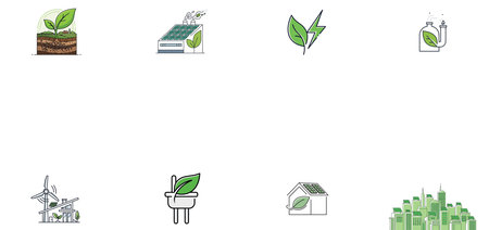 Ecology icons set. Vector illustration isolated on white background for graphic and web design
