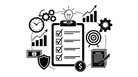 Illustration vector graphic of business and finance. Perfect to use for Technology Companyのイラスト素材