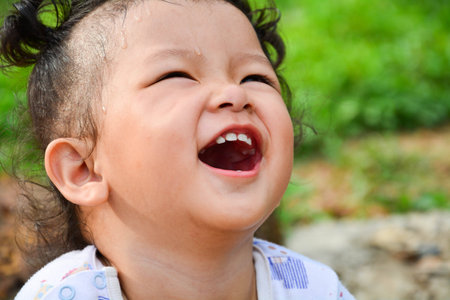 Happy girlの写真素材