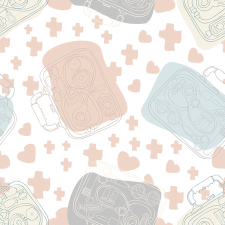 The pattern is suitable for use in textiles, advertising, wrapping paper, children s fashion.のイラスト素材