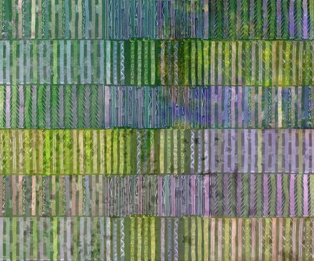 Hand-painted acrylic abstract background with linesの写真素材