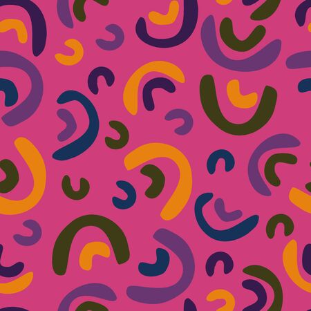 Seamless pattern with abstract pattern.Vector image Can be used for textile, stationary, backgrounds and wallpaper.のイラスト素材