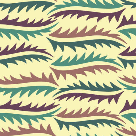 Modern seamless stylised colorful design with abstract geometric shapesのイラスト素材