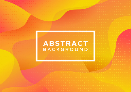 Colorful geometric background. Fluid shapes composition for posterのイラスト素材