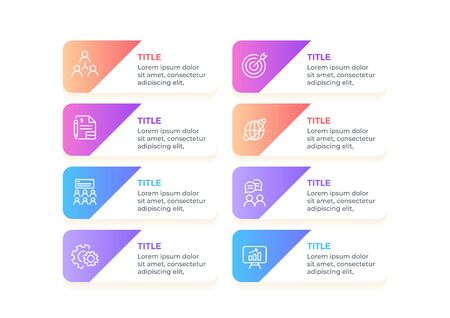 Business Infographic designのイラスト素材
