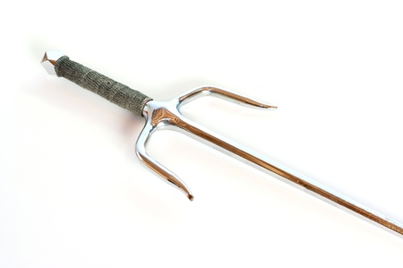 Old martial arts weapons: Saiの写真素材