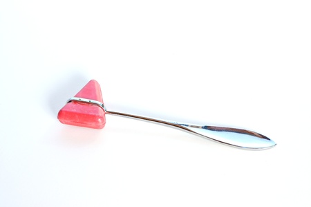 Reflex hammer on a white backgroundの写真素材