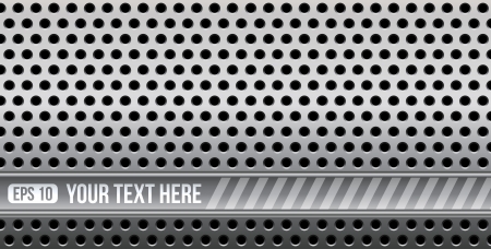 abstract perforated metal with space for your textのイラスト素材