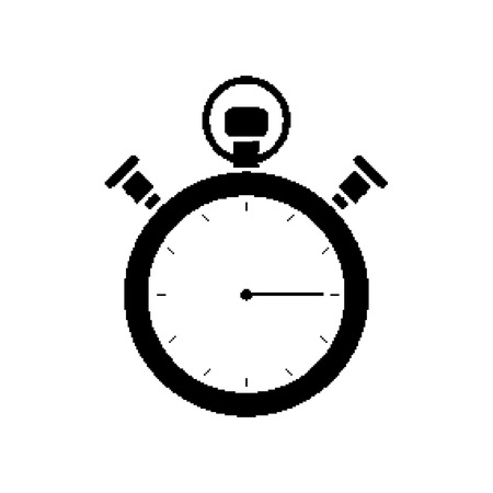 Pixel mechanical stopwatchのイラスト素材