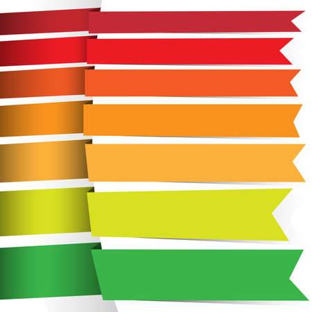 Colored ribbons for your design. EPS 10のイラスト素材