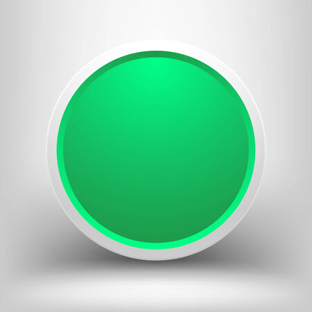 Green frame with shadowのイラスト素材