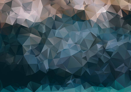 Dark abstract background polygonのイラスト素材