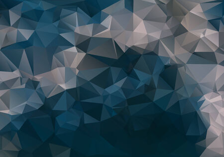 Dark abstract background polygonのイラスト素材