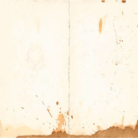 vintage sheet of paperのイラスト素材