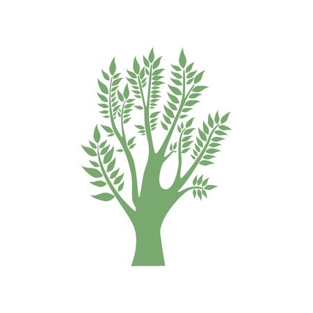 Vector green treeのイラスト素材