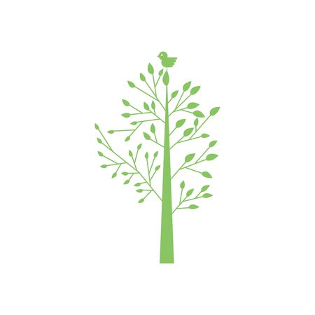 Vector green treeのイラスト素材