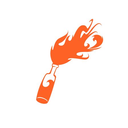 Molotov cocktailのイラスト素材