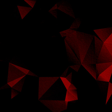 Red polygonal vintage background. Polygonal vintage background. Abstract modern background with polygons.の写真素材