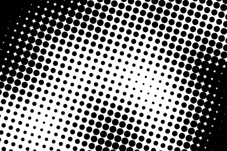 Halftone dots. Black and white dot background. Black dots on white background.の写真素材