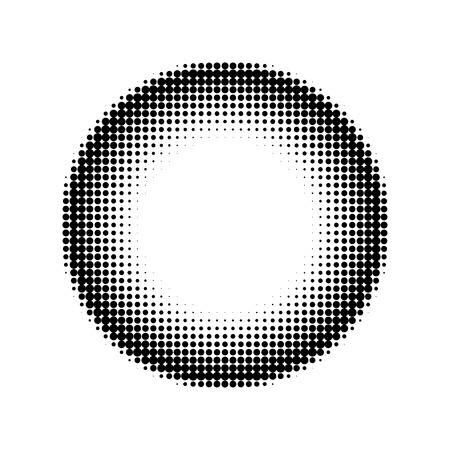 halftone circleの写真素材