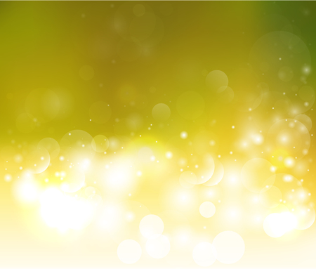 Bright green background with bokeh and glow. のイラスト素材